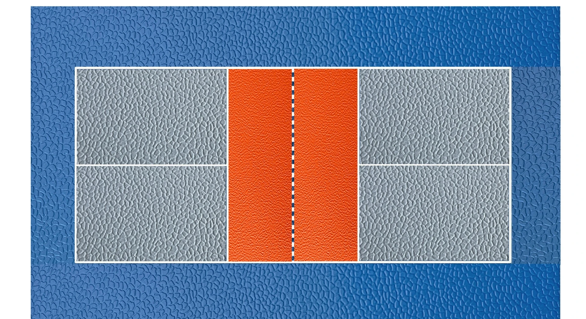 Thi công sân cầu lông - pickleball với thảm Vinyl TOPSPORTS dày 6mm